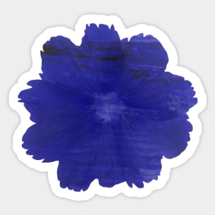 Blue Flower Sticker